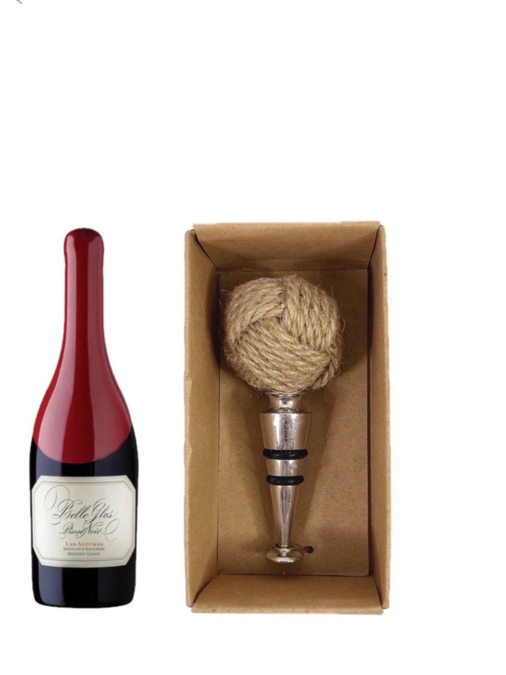 Thirstystone Nautical Jute Wine Bottle Stopper‎